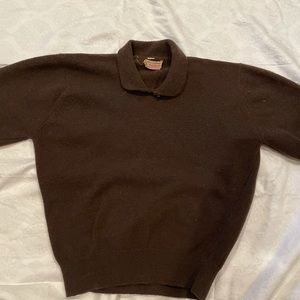 Vintage 1950’s Brown Glasgo Angolura Wool Sweater